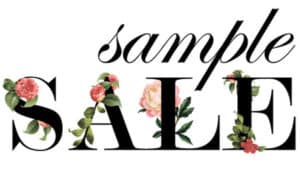 Bridal Gown Sample Sale
